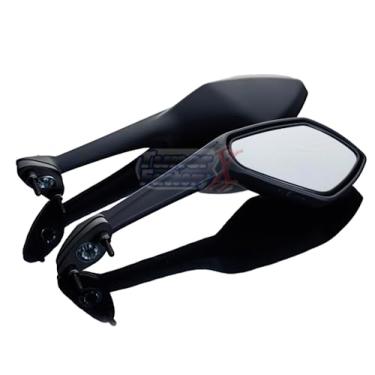 Imagem de Para espelhos Triumph Daytona 675R 2013 2014 2015 2016 2017 2018 2019 preto fosco conjunto de espelhos Daytona 675 2013 2014 2015 2016 2017 2018 20199 Marca eletrônica Par esquerdo e direito