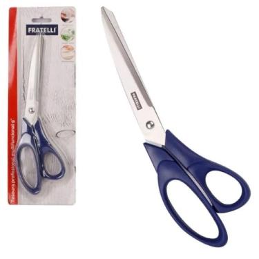 Imagem de Tesoura Multiuso 24cm Fratelli - Corte Fácil Alfaiate Costura Profissional Multifuncional - PANAMI