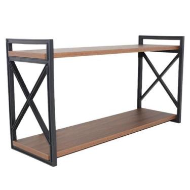 Imagem de Prateleira Estilo Industrial X Decorativa para Organização - Bimove, M