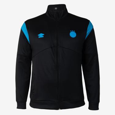 Imagem de Jaqueta Masculina Umbro Gremio Viagem 2025, Preto/Celeste, Tam. G
