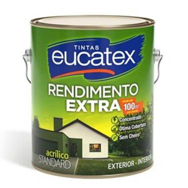 Imagem de Tinta Acrílica Eucatex Rendimento Extra Fosco 3,6L
