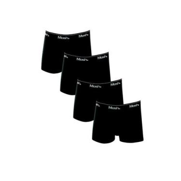Imagem de Kit 4 Cuecas Boxer Infantil Mash 110.07 Algodão Original, M, Sortido