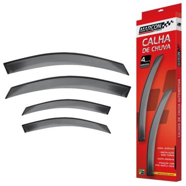 Imagem de Calha De Chuva Marcon Para Ecosport 2012 04 Portas Claro 12-...