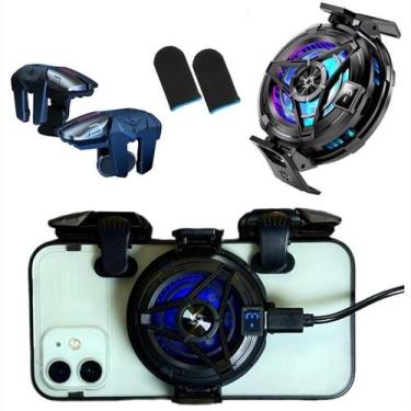 Imagem de Kit Celular Gamer Cooler Gamer Sl17  Gatilho Gamer  Luva - Genérico