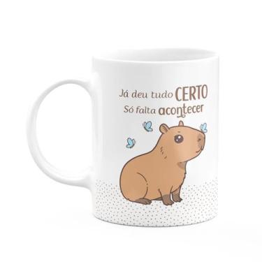 Imagem de Caneca Divertida Capivaras - Já deu tudo certo - JPS INFO