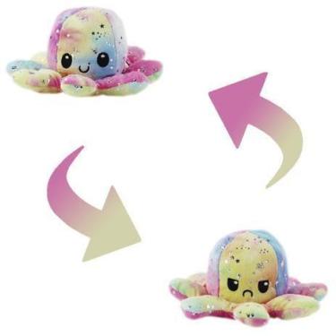 Imagem de Pelucia Grande Polvo do Humor Reversivel Tie Dye - Arco-Iris - R3186 BBR