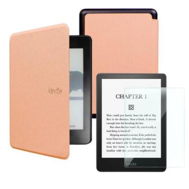 Imagem de Case Rígida para Kindle 11ª Geração C2v2l3 + pelicula vidro - te, Rose