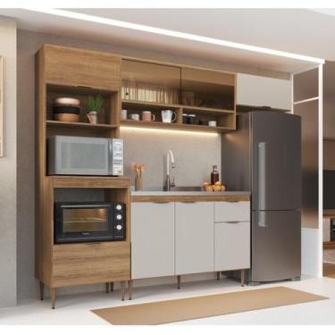 Imagem de Cozinha Completa Modulada 5 Peças com Torre Quente para 2 Fornos e Vid