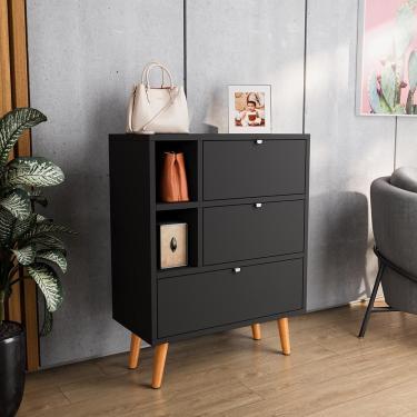 Imagem de Sapateira Organizadora Classic - Mdp 2 Portas Basculantes E Gaveta - J3 Móveis