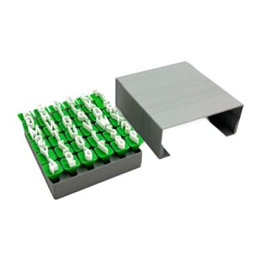 Imagem de MotiveTech Carimbos de Letras para, Cerâmica, Conjunto de Carimbos de Alfabeto, Aprendizagem Versátil para Casa, Aniversário, Crianças, Letras Maiúsculas