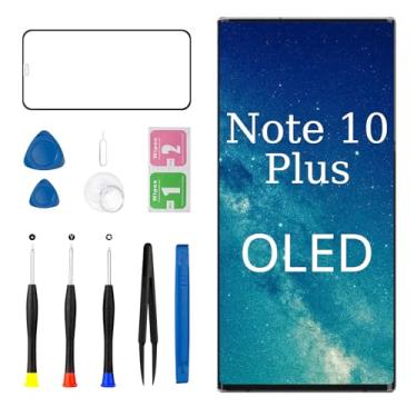 Imagem de Substituição de tela OLED para Samsung Note 10 Plus SM-N975F SM-N975U Display Digitalizador Touch Assembly com moldura e ferramentas de reparo