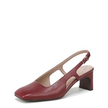 Imagem de Naturalizer Carmen escarpim feminino, Couro vermelho cranberry, 6 Wide