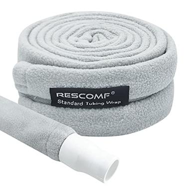 Imagem de Capa de mangueira CPAP com zíper para tubo CPAP padrão de 1,8 m reutilizável isolamento de tubo de lã confortável super macio lavável capa respirável
