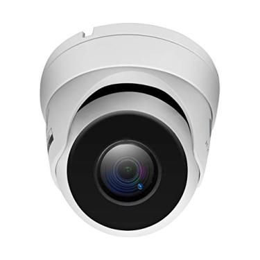 Imagem de GW Security 4K 8MP Microfone PoE IP Turret Câmera de Segurança (GW8536MIC)