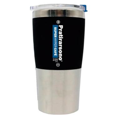 Imagem de Copo Térmico Viagem Inox 450ml com Tampa Personalizado Café Frase Divertida Pratirarsono Super Hyper 220volts Portátil Presente Criativo Trabalho Academia Escritório Escola Faculdade