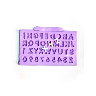 Imagem de Molde de silicone alfabeto confeitaria biscuit f630 - CM