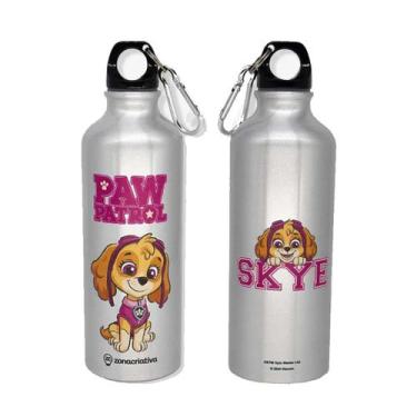 Imagem de Garrafa Alumínio Mosquetão Skye Patrulha Canina 500 Ml Zona - Zona Cri