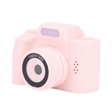 Imagem de Luqeeg Câmera Digital Minúscula de 48 Mp, Filtros Integrados, Resolução 1080P Fhd, Microcâmera de Vídeo, Foco Automático, com Estabilização Eletrônica, para Meninos, Meninas (Róseo)