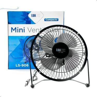 Imagem de Mini Ventilador De Mesa Usb Ls-906 Silencioso Portátil 4 Pás - Alinee