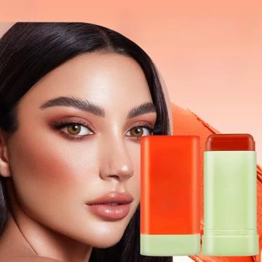 Imagem de Blush em Bastão Stick Multiuso Olhos Lábios e Bochechas à Prova D’água (Laranja Coral)