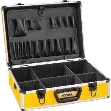 Imagem de Maleta Para Ferramentas 455x330x152mm Amarela Mf312 - Vonder