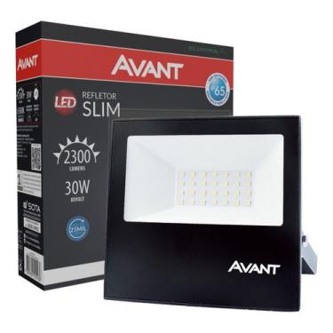 Imagem de Refletor Led 30w Holofote Prova D'água Ip65 Branco Frio 6500K Bivolt A