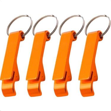 Imagem de Kit 4 Abridor de Latas Garrafa Chaveiro Brindes Varias Cores - Abrolho