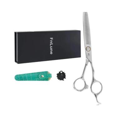 Imagem de Tesoura Profissional De Cabeleireiro 6.0 Fnlune Para Salão E Barbeiro,
