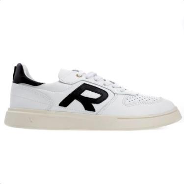 Imagem de Tênis Reserva TYPE-R Branco e Preto - Masculino, 40, Branco