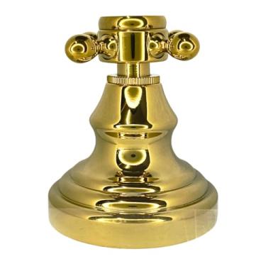 Imagem de MAC Metais Vintage, Acabamento Registro Base Deca 1 e 1/4'' e 1 1/2" Dourado Ouro