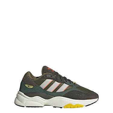 Imagem de adidas Tênis unissex Retropy F90 - Estilo de vida, Atlético e Tênis, Verde, 8.5
