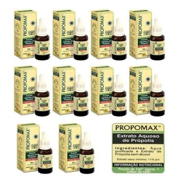 Imagem de Extrato Aquoso De Própolis - Propomax 30ml - Kit C/10 Un - Apis Flora
