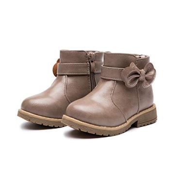 Imagem de Botas de Neve Azul Berry EASY21 para Meninas Fashion Bonitas Infantis Inverno, Taupe14, 10 Toddler
