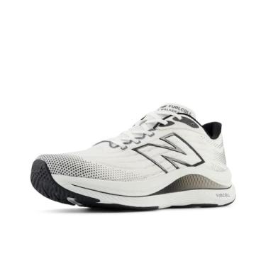 Imagem de New Balance FuelCell Walker Elite V1 Tênis de caminhada masculino, Branco/Preto/Castlerock, 10.5 Wide