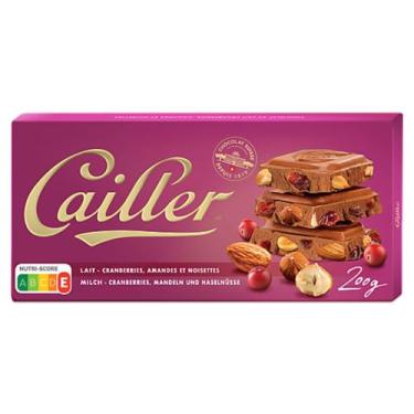 Imagem de Barra Chocolate Aoleite Cranberry Avelã Amendoa Cailler 200G