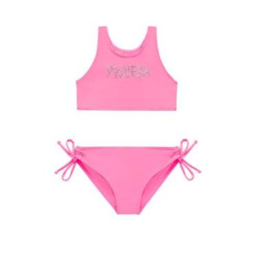 Imagem de Conjunto Biquíni Pingo de Alegria PG11 Infantil Top cropped e Calcinha