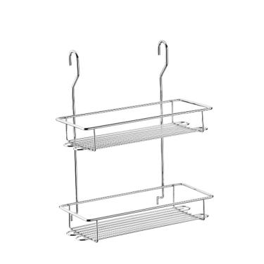 Imagem de Suporte Duplo para Condimentos Organizador Suspenso aço Inox