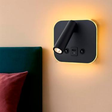 Imagem de Arandela De Parede Leitura Flexível Led Usb E Usb-c Bet96