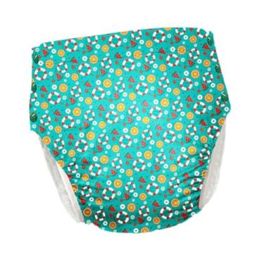 Imagem de oshhni Capa de fralda de pano para adultos, calça para mulheres e homens, para idosos, reutilizável, à prova de vazamento, macia, à prova d'água, Verde, Xxl