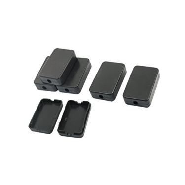 Imagem de YXQ caixa de junção elétrica preta à prova d'água pequena projeto, engenharia, arame, interruptor de plástico, 55 x 35 x 15mm(6PCS), black