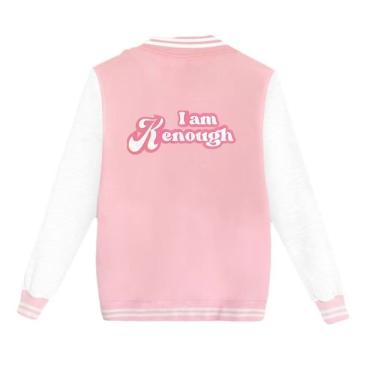 Imagem de Jaqueta, uniforme de beisebol, Barbie, eu sou o suficiente