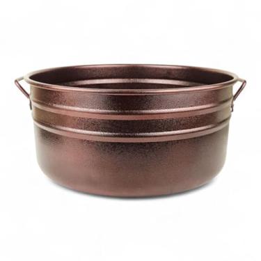 Imagem de Bacia para Pés, Tina Escalda Pés, Bacia Pedicure, Balde Newborn, Ofurô Esquenta Pés Relaxamento, Varias Cores(tina só aluminio o.v)