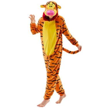 Imagem de Pijama VEULENT para adultos unissex, fantasia de animal Tigger