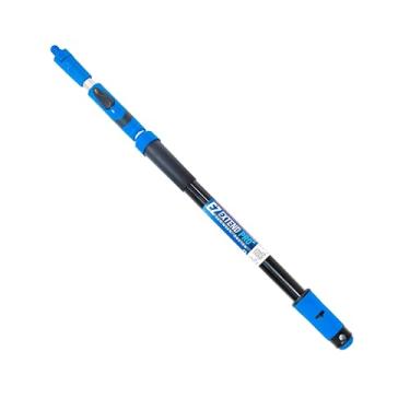 Imagem de Unger Poste telescópico EZ Extend Pro Lock-On, extensão de 6 a 14 cm, postes extensíveis de alumínio para limpeza interna/externa, piso e de alto acesso, use com rodos, cabeças de vassoura, escovas e