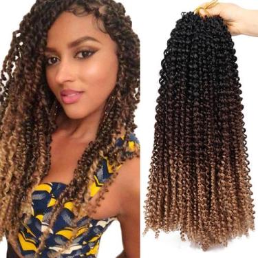 Imagem de Pacotes Passion Twist Hair Dorsanee Ombre de 18 polegadas Water Wave x