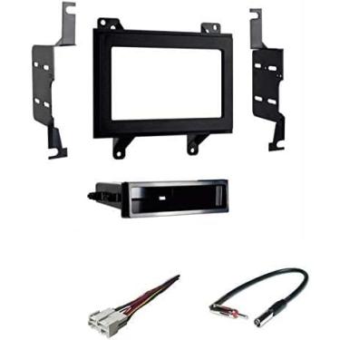 Imagem de Kit de instalação estéreo de carro duplo ou único, chicote de fios e adaptador de antena de rádio AM/FM - Feito para alguns Chevrolet/GMC/Oldsmobile: 1995-1997 Blazer/Jimmy/Bravada, 1994-1997 S-10