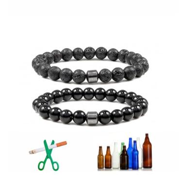 Imagem de Hoheng Pulseira antiálcool Pulseira com desejo de álcool para parar de beber pulseiras pesadas para mulheres joias modernas presentes, Liga metálica, Sem Pedra Preciosa