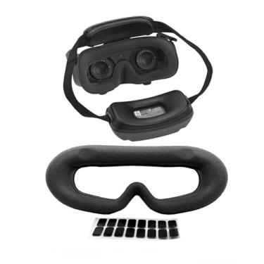 Imagem de FlySimple Almofada facial de substituição para DJI Goggles 3 Avata 2 acessórios, compatível com DJI Avata Goggles 2, acolchoamento de espuma macia, capa de almofada de rosto, à prova de suor