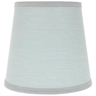 Imagem de Angoily Abajures E14, Abajur Pequeno, De Tecido, Luminária Pendente Mesa Para Lustre, Substituição Parede E Piso - Azul