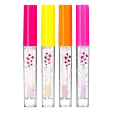Imagem de Kit 4 Gloss Labial Tutti-Frutti – Hidratação Intensa, Efeito Brilhante e Lábios Radiantes